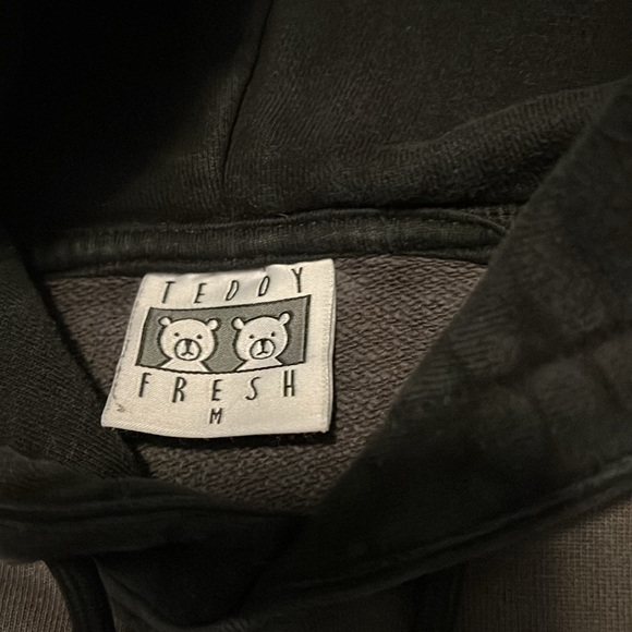 Black and grey Teddy fresh hoodie - Picture 2 of 3
